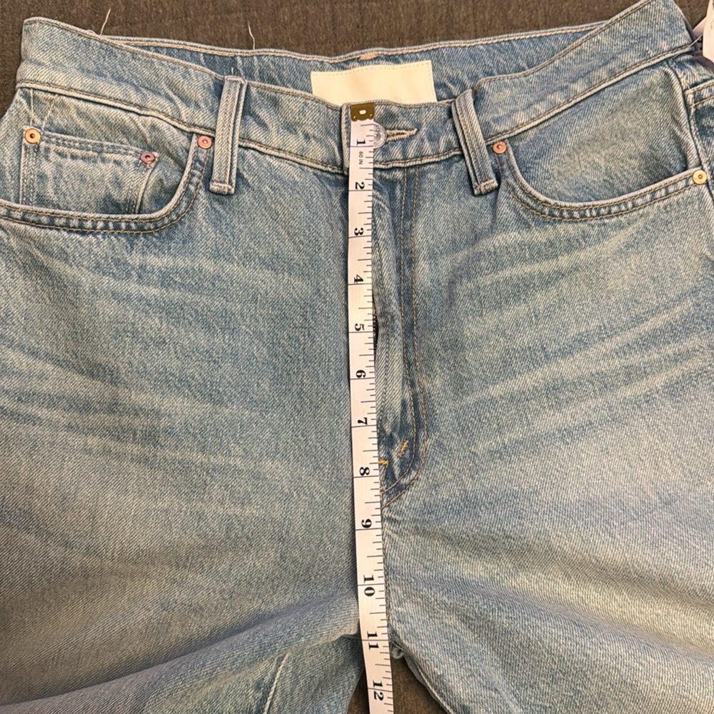 nwt mother rambler zip ankle fray jeans - Picture 11 of 12